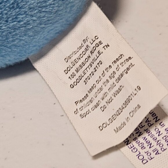 Peeps Marshmallow Easter Bunny 6 Inch Rabbit Blue Plush Stuffed Animal Toy Ruz - Picture 4 of 8